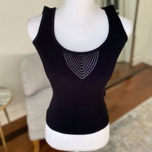 Vintage Black Versace Top size Small